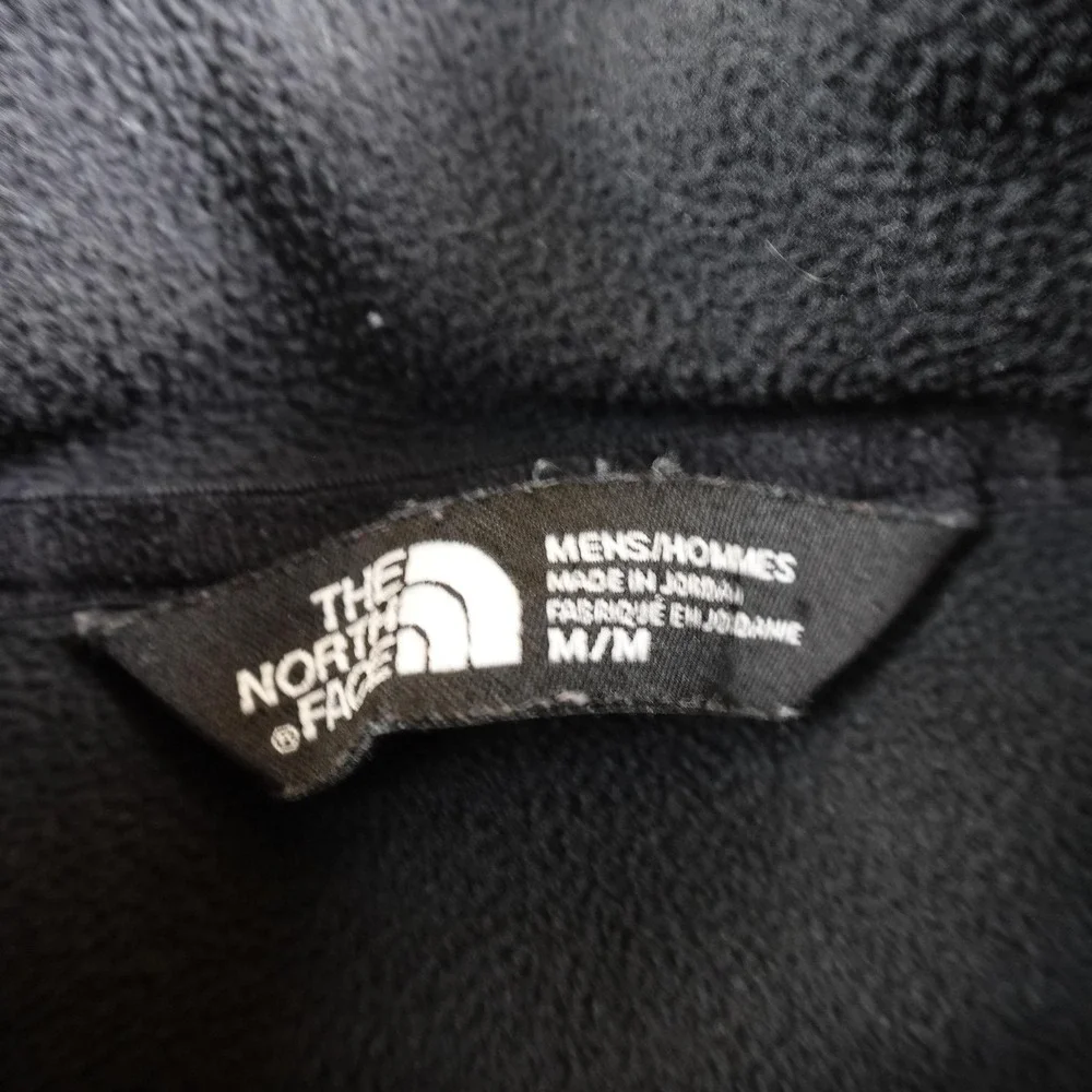 North Face Jacket Mens M Black Full Zip Fleece Softshell Outdoor Hiking‎ Trail